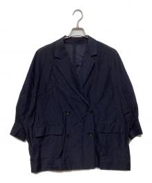 journal standard L'essage（ジャーナルスタンダード レサージュ）の古着「シアードルマンジャケット/ダブルジャケット」｜ネイビー