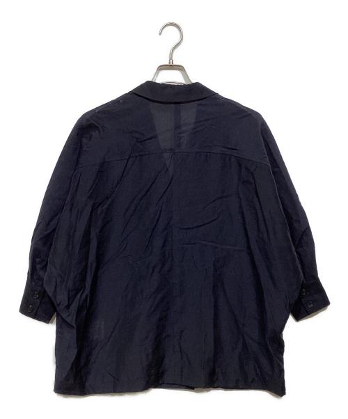 journal standard L'essage（ジャーナルスタンダード レサージュ）journal standard L'essage (ジャーナルスタンダード レサージュ) シアードルマンジャケット/ダブルジャケット ネイビー サイズ:Freeの古着・服飾アイテム