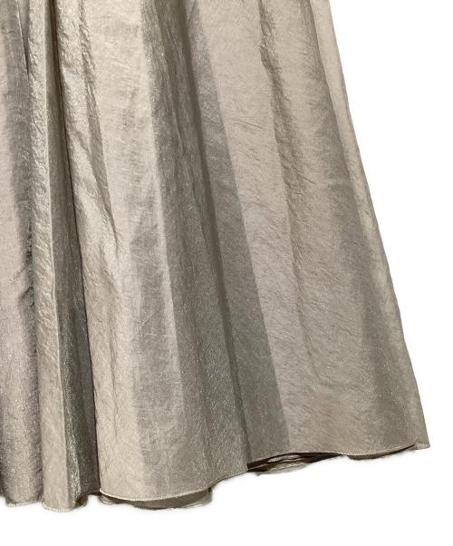 DEPAREILLE（デパリエ）DEPAREILLE (デパリエ) レイヤードロングプリーツスカート ベージュ サイズ:Mの古着・服飾アイテム