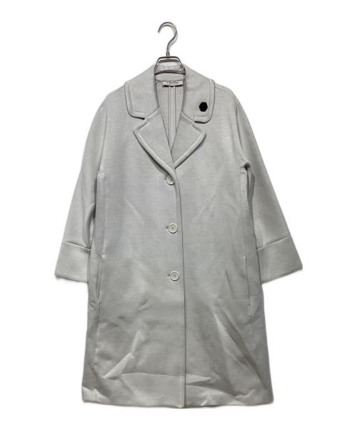 'S Max Mara（エスマックスマーラ）'S Max Mara (エスマックスマーラ) ビジュー付ボンディングコート　2399060133 6 75 グレー サイズ:Sの古着・服飾アイテム