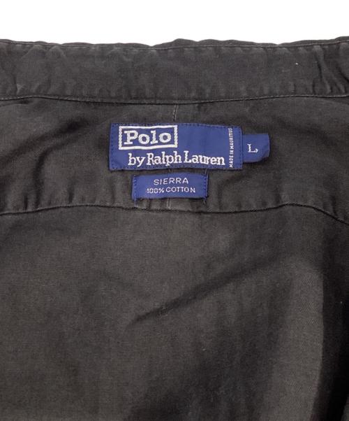 POLO RALPH LAUREN（ポロ・ラルフローレン）POLO RALPH LAUREN (ポロ・ラルフローレン) SIERRA ミリタリーシャツ ブラック サイズ:Lの古着・服飾アイテム