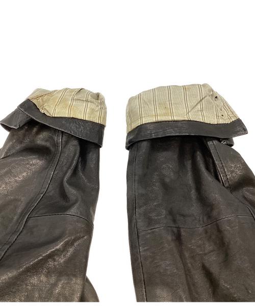 BANANA REPUBLIC（バナナリパブリック）BANANA REPUBLIC (バナナリパブリック) レザージャケット ブラック サイズ:XLの古着・服飾アイテム