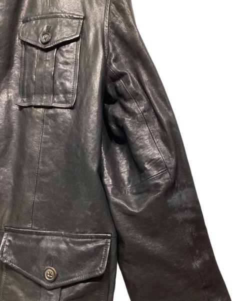 BANANA REPUBLIC（バナナリパブリック）BANANA REPUBLIC (バナナリパブリック) レザージャケット ブラック サイズ:XLの古着・服飾アイテム