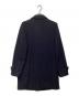 COMME des GARCONS HOMME (コムデギャルソン オム) AD2005　ウールナイロン ステンカラーコート　HN-C016 ネイビー サイズ:S：14000円