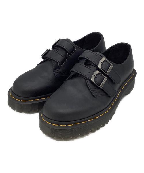 Dr.Martens（ドクターマーチン）Dr.Martens (ドクターマーチン) ダブルベルトシューズ1461 ALT ブラック サイズ:UK5の古着・服飾アイテム
