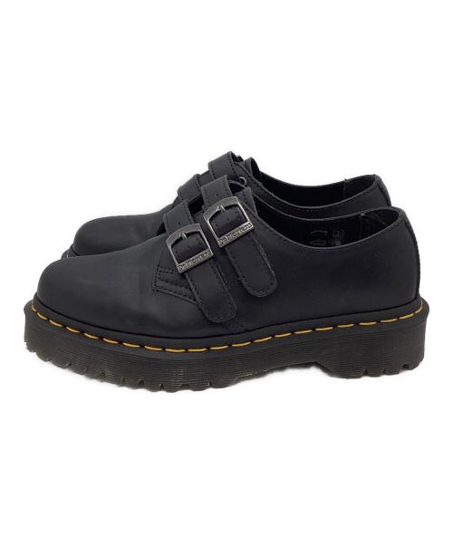 Dr.Martens（ドクターマーチン）Dr.Martens (ドクターマーチン) ダブルベルトシューズ1461 ALT ブラック サイズ:UK5の古着・服飾アイテム
