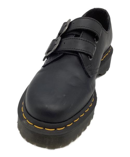 Dr.Martens（ドクターマーチン）Dr.Martens (ドクターマーチン) ダブルベルトシューズ1461 ALT ブラック サイズ:UK5の古着・服飾アイテム