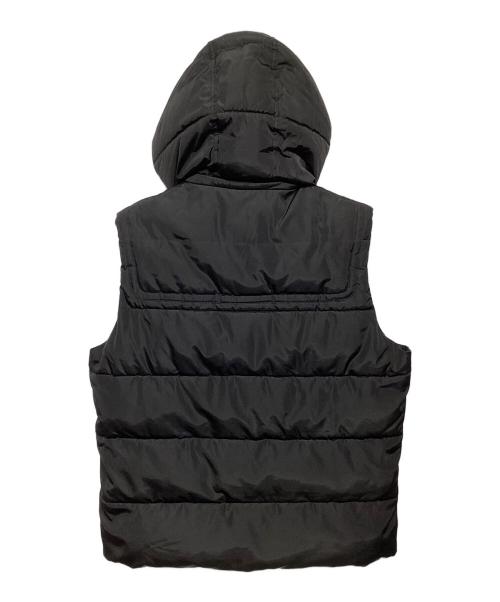DIESEL（ディーゼル）DIESEL (ディーゼル) スモールロゴ 中綿ベスト ブラック サイズ:Sの古着・服飾アイテム