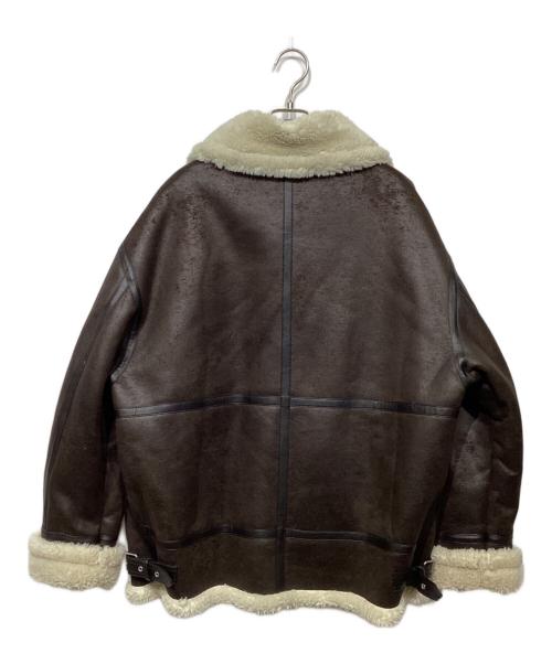 Dunst（ダンスト）Dunst (ダンスト) AP STUDIO (エーピーストゥディオ) 別注 BOA RIDERS COAT ブラウン サイズ:Mの古着・服飾アイテム