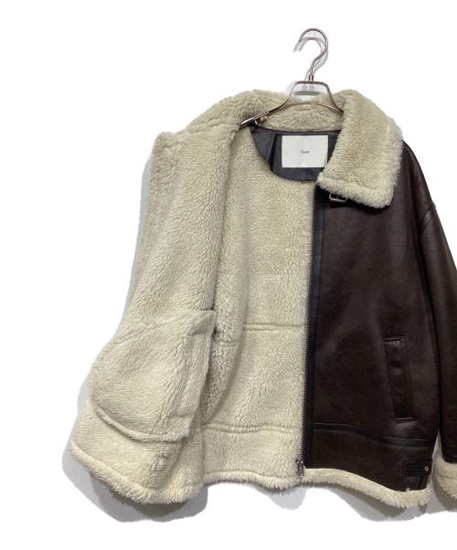 Dunst（ダンスト）Dunst (ダンスト) AP STUDIO (エーピーストゥディオ) 別注 BOA RIDERS COAT ブラウン サイズ:Mの古着・服飾アイテム
