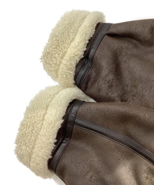 Dunst（ダンスト）Dunst (ダンスト) AP STUDIO (エーピーストゥディオ) 別注 BOA RIDERS COAT ブラウン サイズ:Mの古着・服飾アイテム