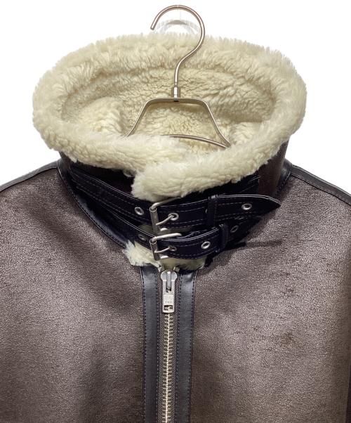 Dunst（ダンスト）Dunst (ダンスト) AP STUDIO (エーピーストゥディオ) 別注 BOA RIDERS COAT ブラウン サイズ:Mの古着・服飾アイテム