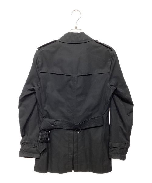 BURBERRY（バーバリー）BURBERRY (バーバリー) THE SANDRINGHAM SHORT　トレンチコート ブラック サイズ:46の古着・服飾アイテム