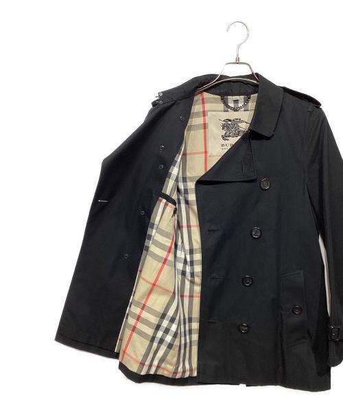 BURBERRY（バーバリー）BURBERRY (バーバリー) THE SANDRINGHAM SHORT　トレンチコート ブラック サイズ:46の古着・服飾アイテム