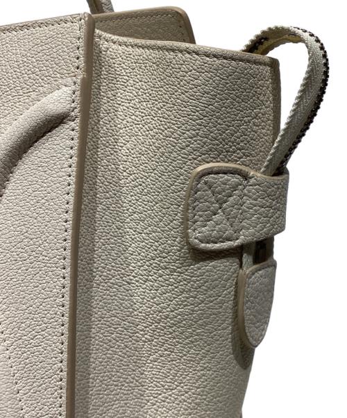 CELINE（セリーヌ）CELINE (セリーヌ) ラゲージ マイクロ ショッパー ハンドバッグ ベージュの古着・服飾アイテム