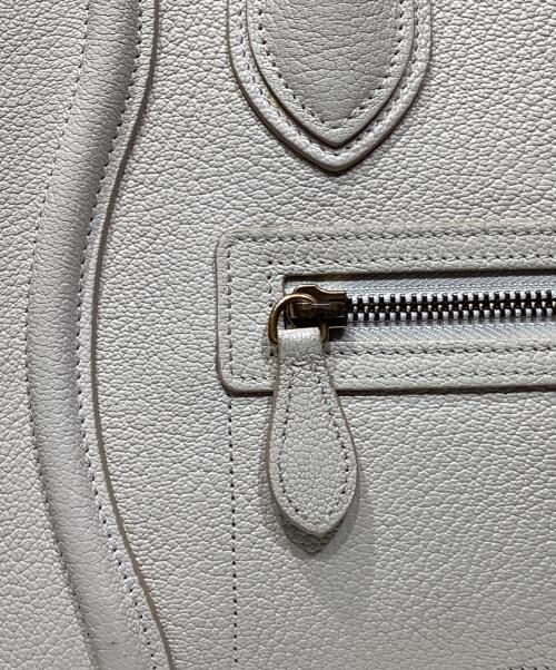 CELINE（セリーヌ）CELINE (セリーヌ) ラゲージ マイクロ ショッパー ハンドバッグ ベージュの古着・服飾アイテム