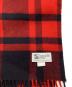 JOHNSTONS OF ELGIN (ジョンストンズオブエルガン) チェック大判ストール レッド×ネイビー：18000円
