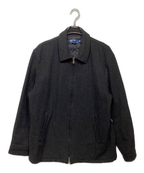 POLO RALPH LAUREN（ポロ・ラルフローレン）POLO RALPH LAUREN (ポロ・ラルフローレン) 裏キルティングウールジャケット ブラック サイズ:Lの古着・服飾アイテム