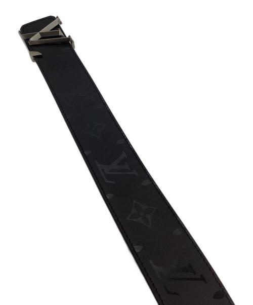LOUIS VUITTON（ルイ ヴィトン）LOUIS VUITTON (ルイ ヴィトン) M9346　サンチュール・ Vイニシャル ピラミッド モノグラム・イリュージョン ベルト ブラック×ブラウンの古着・服飾アイテム
