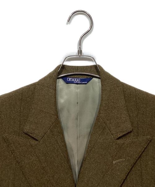 POLO RALPH LAUREN（ポロ・ラルフローレン）POLO RALPH LAUREN (ポロ・ラルフローレン) ダブルジャケット ブラウン サイズ:A6の古着・服飾アイテム