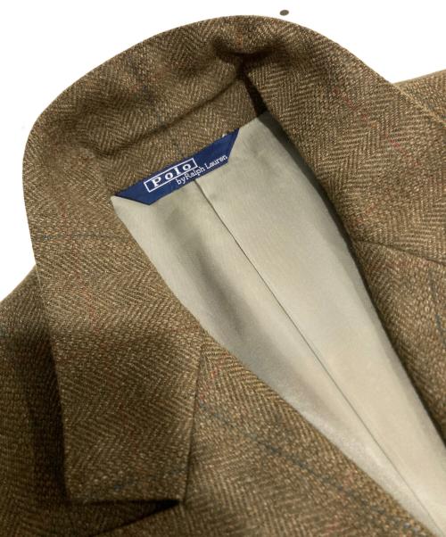 POLO RALPH LAUREN（ポロ・ラルフローレン）POLO RALPH LAUREN (ポロ・ラルフローレン) ダブルジャケット ブラウン サイズ:A6の古着・服飾アイテム