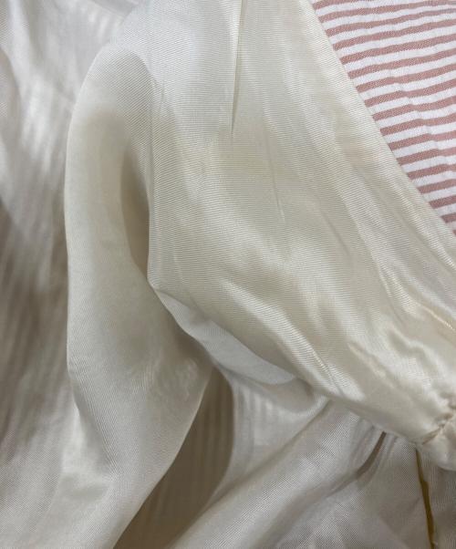 POLO RALPH LAUREN（ポロ・ラルフローレン）POLO RALPH LAUREN (ポロ・ラルフローレン) シアサッカーテーラードジャケット ブラウン×ホワイト サイズ:39Sの古着・服飾アイテム