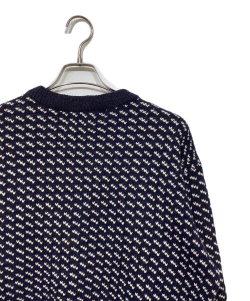 L.L.Bean（エルエルビーン）L.L.Bean (エルエルビーン) バーズアイニット ネイビー サイズ:Lの古着・服飾アイテム