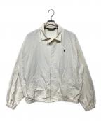 POLO RALPH LAURENポロ・ラルフローレン）の古着「ナイロンスイングトップ」｜ホワイト