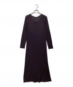 JURGEN LEHLヨーガンレール）の古着「シルクニットワンピース」｜パープル