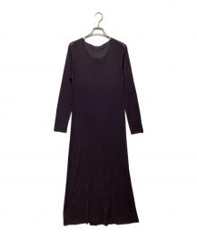 JURGEN LEHL（ヨーガンレール）の古着「シルクニットワンピース」｜パープル