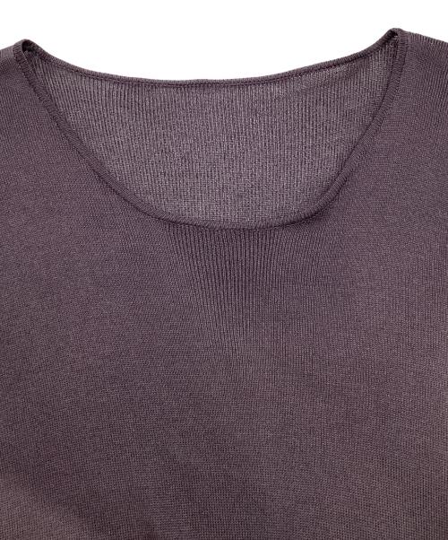 JURGEN LEHL（ヨーガンレール）JURGEN LEHL (ヨーガンレール) シルクニットワンピース パープル サイズ:Mの古着・服飾アイテム