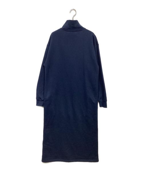 EVERYDAY I LIKE.（エヴリデイ アイ ライク）EVERYDAY I LIKE. (エヴリデイ アイ ライク) ハーフジップスウェットドレス ネイビー サイズ:36の古着・服飾アイテム