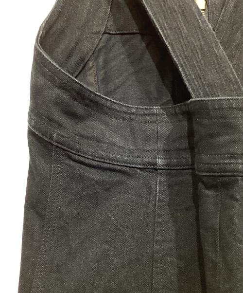 BLAMINK（ブラミンク）BLAMINK (ブラミンク) ブラックデニムオールインワン ブラック サイズ:36の古着・服飾アイテム