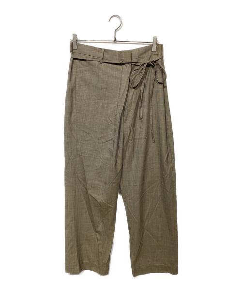 Whim Gazette（ウィムガゼット）Whim Gazette (ウィムガゼット) LITKOVSKA (リトコフスカヤ) 別注Warp Pants ベージュ サイズ:32の古着・服飾アイテム