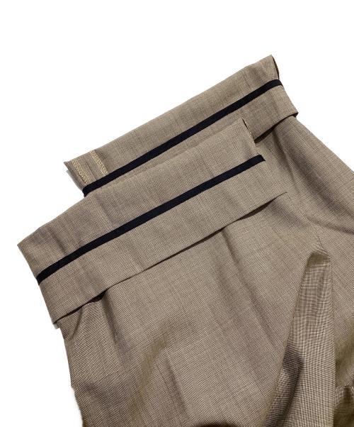 Whim Gazette（ウィムガゼット）Whim Gazette (ウィムガゼット) LITKOVSKA (リトコフスカヤ) 別注Warp Pants ベージュ サイズ:32の古着・服飾アイテム