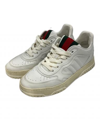 中古・古着通販】GUCCI (グッチ) Re-Web リウェブ レザースニーカー