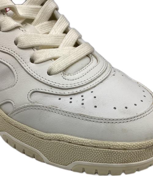 GUCCI（グッチ）GUCCI (グッチ) Re-Web リウェブ レザースニーカー　785728 ホワイト サイズ:US7の古着・服飾アイテム