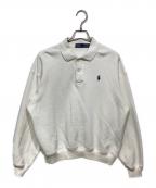 POLO RALPH LAURENポロ・ラルフローレン）の古着「polo-collar sweatshirt」｜ホワイト