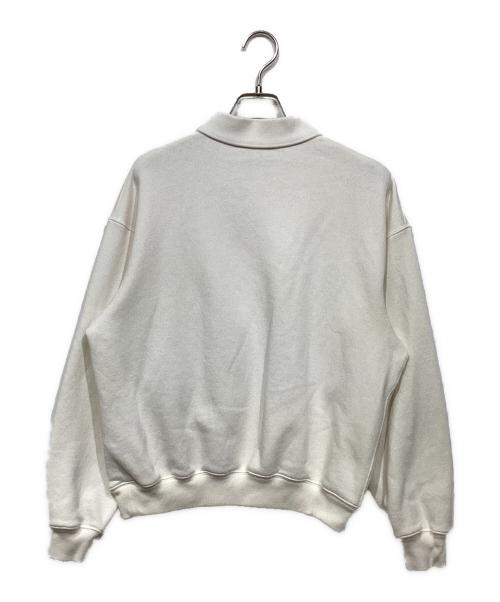 POLO RALPH LAUREN（ポロ・ラルフローレン）POLO RALPH LAUREN (ポロ・ラルフローレン) polo-collar sweatshirt ホワイト サイズ:Sの古着・服飾アイテム