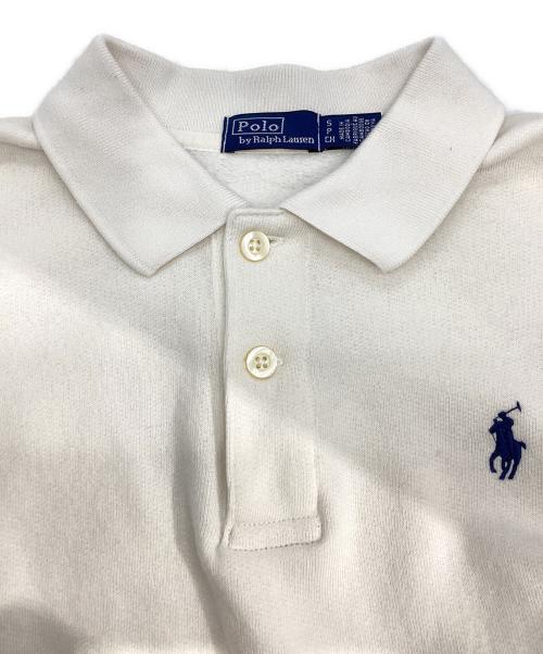 POLO RALPH LAUREN（ポロ・ラルフローレン）POLO RALPH LAUREN (ポロ・ラルフローレン) polo-collar sweatshirt ホワイト サイズ:Sの古着・服飾アイテム