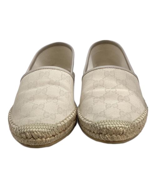 GUCCI（グッチ）GUCCI (グッチ) エスパドリーユ　466902 アイボリー サイズ:US9の古着・服飾アイテム