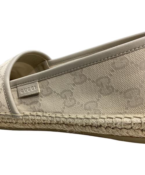 GUCCI（グッチ）GUCCI (グッチ) エスパドリーユ　466902 アイボリー サイズ:US9の古着・服飾アイテム