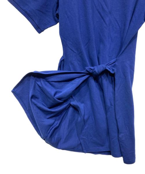 POLO RALPH LAUREN（ポロ・ラルフローレン）POLO RALPH LAUREN (ポロ・ラルフローレン) ピケ Polo ラップ ミニ ドレス ブルー サイズ:M 未使用品の古着・服飾アイテム