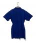 POLO RALPH LAUREN (ポロ・ラルフローレン) ピケ Polo ラップ ミニ ドレス ブルー サイズ:M 未使用品：8000円