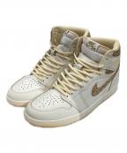 NIKEナイキ）の古着「Air Jordan 1 High OG Craft FD8631-100」｜ホワイト×ベージュ