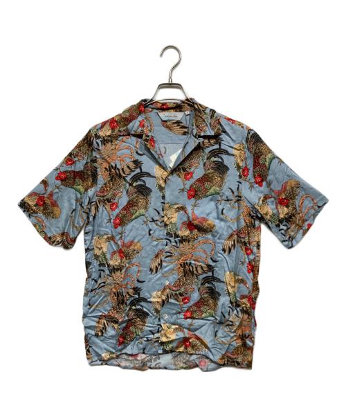 NIPOALOHA（二ポアロハ）NIPOALOHA (二ポアロハ) アロハシャツ ブルー サイズ:2の古着・服飾アイテム