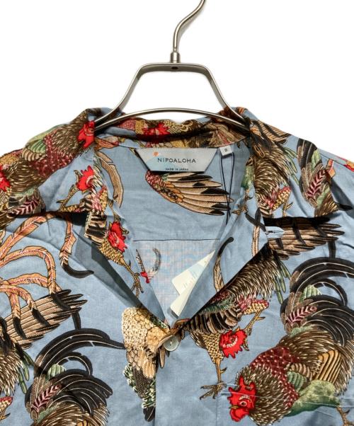 NIPOALOHA（二ポアロハ）NIPOALOHA (二ポアロハ) アロハシャツ ブルー サイズ:2の古着・服飾アイテム