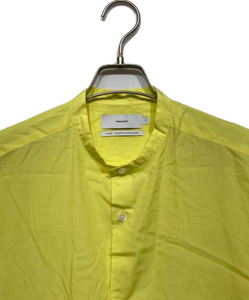 Graphpaper（グラフペーパー）Graphpaper (グラフペーパー) 22SS Broad S/S Oversized Shirt イエロー サイズ:Fの古着・服飾アイテム