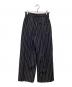 Vivienne Westwood RED LABEL (ヴィヴィアンウエストウッドレッドレーベル) ストライプパンツ ブラック サイズ:2：12000円