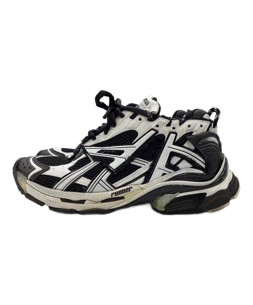 BALENCIAGA（バレンシアガ）BALENCIAGA (バレンシアガ) RUNNER ローカットスニーカー ブラック×ホワイト サイズ:27の古着・服飾アイテム
